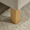 SALTSJÖBADEN 3-seat sofa with chaise longue, Fridtuna light beige