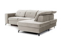 Corner Sofa-Bed Right Belavio L Vogue 2 Beige