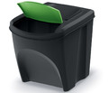 Waste Sorting Bins 25l  SORTI BOX, black