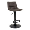 Adjustable Bar Stool Middelfart, dark grey/black