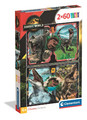 Clementoni Children's Puzzle Jurassic World 2x60 4+
