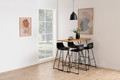 Bar Stool Tina, low, black