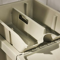 SORTERA Insert with compartments, beige, 38x45x14 cm