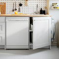 KNOXHULT Kitchen, white frame, 220x61x220 cm