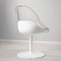 BALTSAR Swivel chair, white
