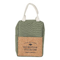 Lunch Bag Refreshing Cork 5l, green