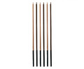 Candles Metallic 6pcs, mocca/copper