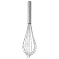 KONCIS Balloon whisk, stainless steel