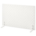 SKÅDIS Freestanding peg board, white, 56x37 cm