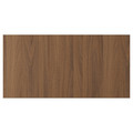 TISTORP Drawer front, brown walnut effect, 80x40 cm