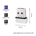 Qoltec WiFi USB Mini Adapter 150Mbps