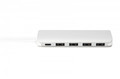 Digitus 4-Port USB-C HUB + PD 4x USB 3.0, 1x PD Charging, silver