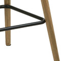 Bar Stool Grace, low, light grey