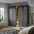 PAX Add-on mid-unit, oak effect, 35x35x236 cm