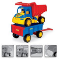 Giant Truck and Trailer Set 107cm, assorted colours, 12m+