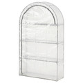 ASPAREN Greenhouse, transparent white, 95x32x162 cm