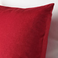 SANELA Cushion cover, red, 50x50 cm