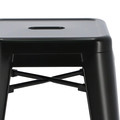 Bar Stool Paris 75cm, metal, black