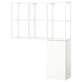 ENHET Storage combination, white, 120x32x150 cm