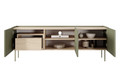 Three-Door TV Cabinet with Drawer Desin 170, olive/nagano oak