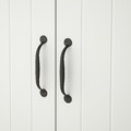 SKRUVBY Sideboard, white, 120x38x90 cm