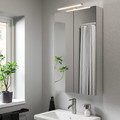 VÅTHULT LED cab/mirror light, aluminium-colour, 350 mm