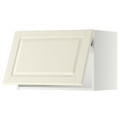 METOD Wall cabinet horizontal, white/Bodbyn off-white, 60x40 cm