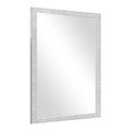 Mirror 50x70 cm, bright silver frame