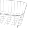 GoodHome Steel Wire Basket Datil, chrome effect