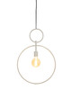 Pendant Lamp Dorina, warm grey