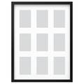 RÖDALM Frame for 9 picture, black, 46x61 cm