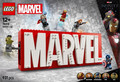 LEGO Super Heroes MARVEL Logo & Minifigures 12+