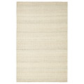 TIDTABELL Rug, flatwoven, beige, 133x195 cm