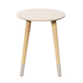 Set of 2 Side Tables Trundle, natual