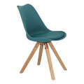 Dining Chair Norden Star Square, natural/sea