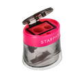 Starpak Double Plastic Sharpener Volcano, pink