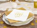 Paper Napkin All You Need Is Love 33x33cm 20pcs, white