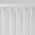 GJERTRUD Sheer curtains, 1 pair, white, 145x300 cm