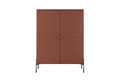 High Cabinet Sideboard Sonatia 120, burgundy