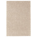 STOENSE Rug, low pile, off-white, 133x195 cm