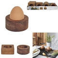 Egg Stand, round, acacia