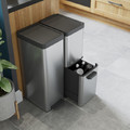 GoodHome Freestanding Kitchen Waste Bin 15 l