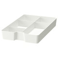 KUGGIS Insert with 5 compartments, white