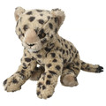 SANDLÖPARE Soft toy, cheetah cub/beige, 24 cm