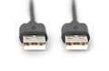 Digitus USB 2.0 Connection Cables, 1m, black