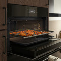 SPJUTBO True fan oven w microwave func, air fry function Grill function/black IKEA 700
