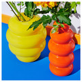 KÄLLARHALS Vase, orange, 26 cm