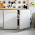 KNOXHULT Kitchen, white, 220x61x220 cm