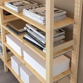IVAR 1 section/shelves, pine, 89x30x179 cm