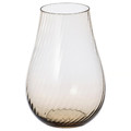PÅSKÖTRÄD Vase, glass/light brown, 20 cm